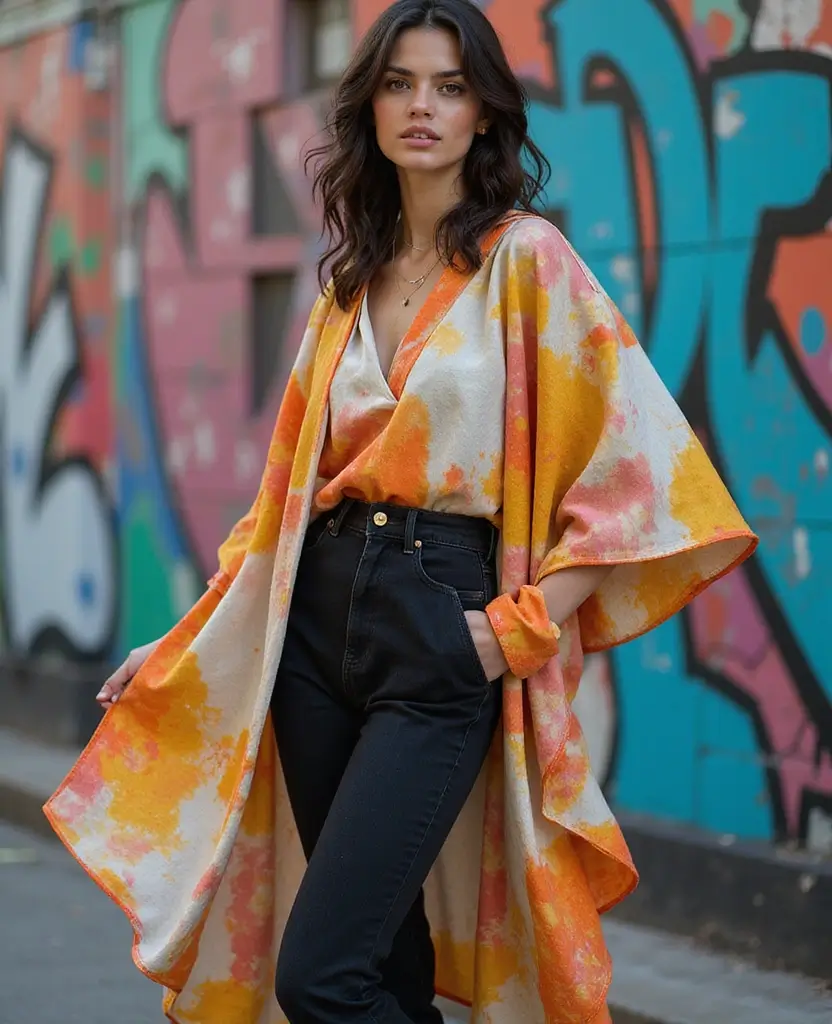 25 Sustainable Black Denim Outfit Ideas for Every Season - 24. Creative Layering for Unique Looks