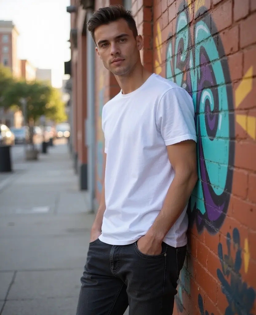 25 Sustainable Black Denim Outfit Ideas for Every Season - 25. The Classic White Tee