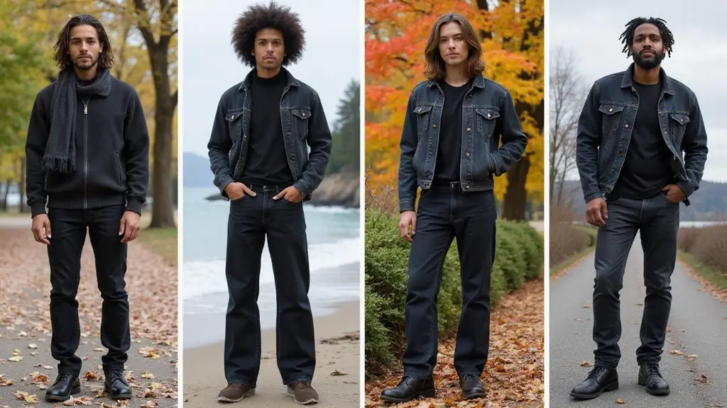 25 Sustainable Black Denim Outfit Ideas for Every Season