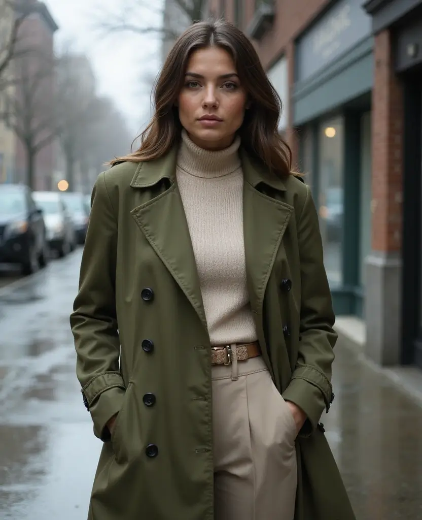 25 Winter Outfit Ideas for Every Taste - 2. The Trench Coat Twist