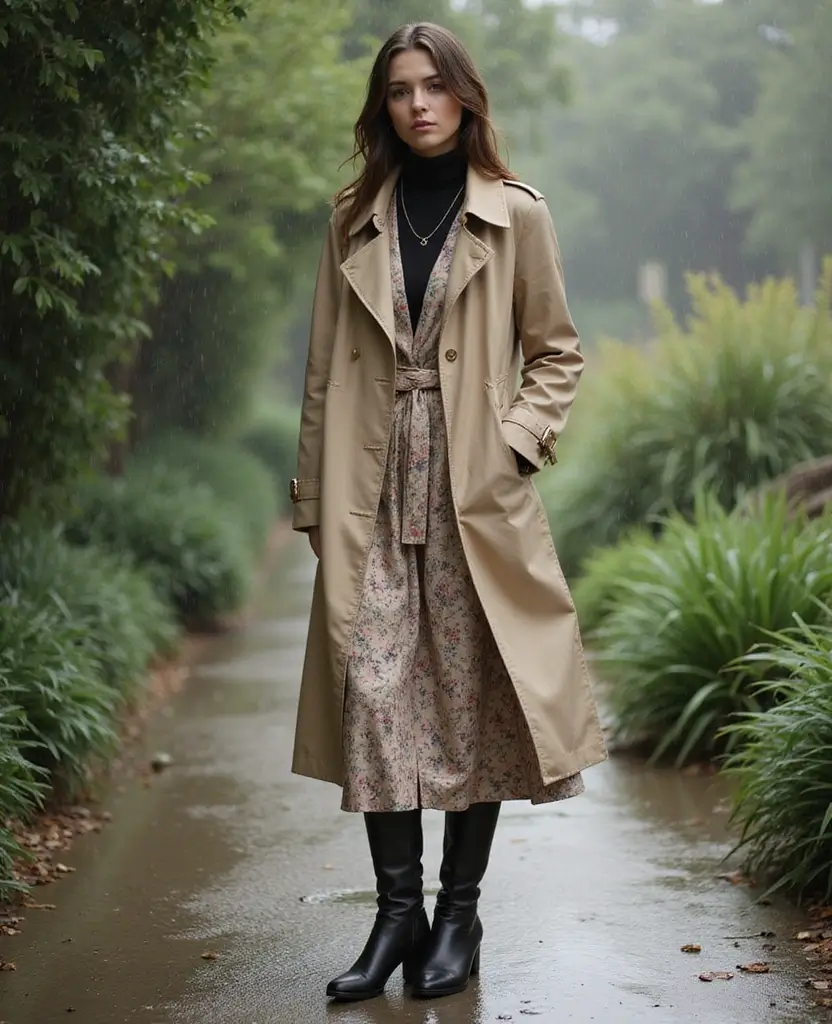 25 Winter Outfit Ideas for Every Taste - 4. The Power of Layering with Midi Dresses