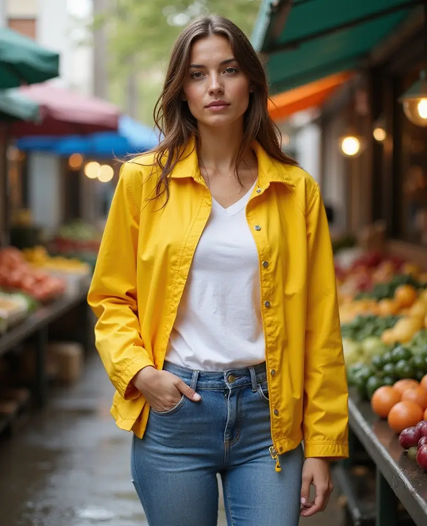 25 Winter Outfit Ideas for Every Taste - 8. Eco-Friendly Rainwear