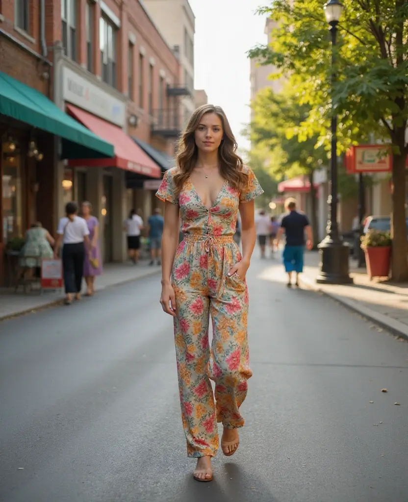27 Stunning Outfit Ideas for Women to Try Right Now - 2. Vintage-Inspired Jumpsuit