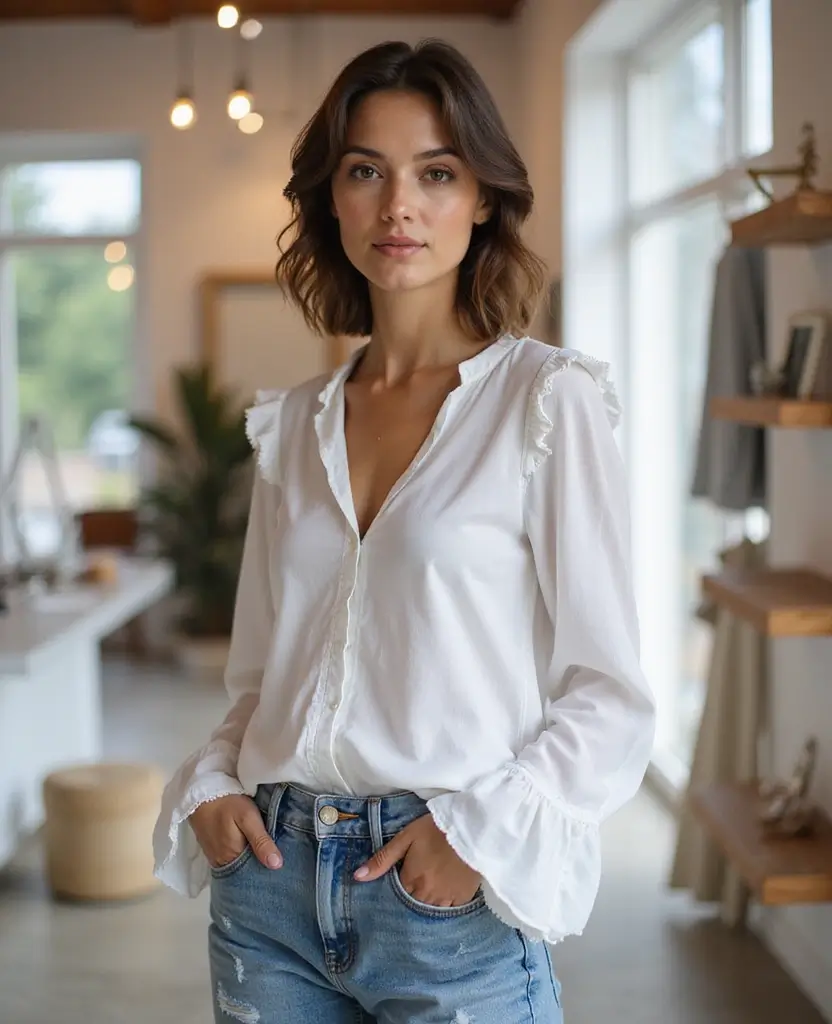 28 Outfit Ideas for Women to Elevate Your Everyday Style - 13. Vintage-Style Jeans with a Modern Twist