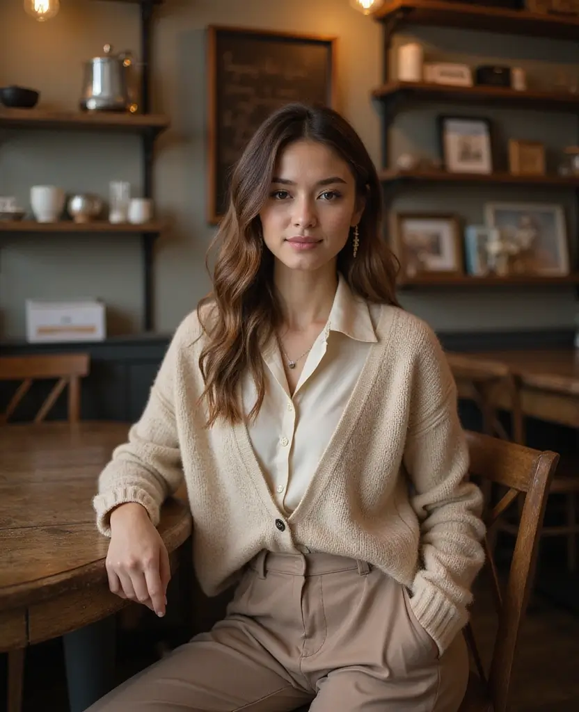28 Outfit Ideas for Women to Elevate Your Everyday Style - 20. Textured Layering for Visual Interest