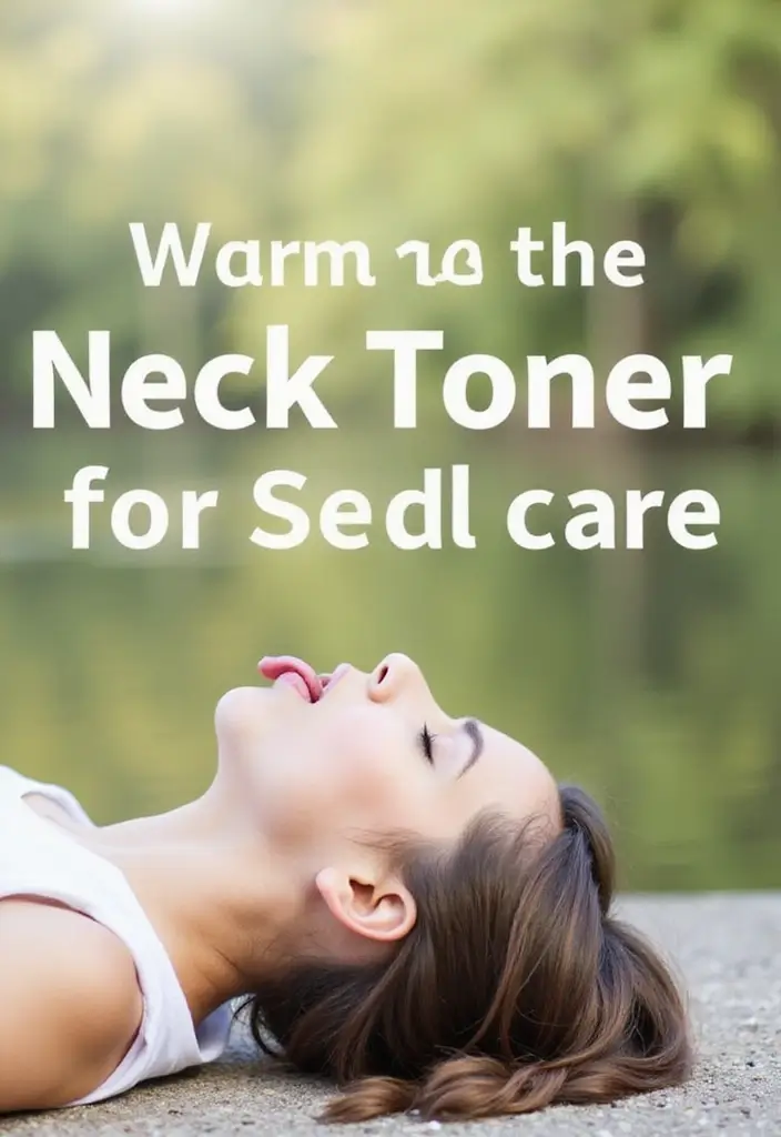 7 Facial Yoga Exercises for Firmer, Younger-Looking Skin - 5. The Neck Toner