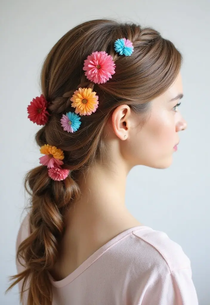 How to French Braid Your Own Hair: Easy Tutorial for Beginners - Adding Accessories for a Flare