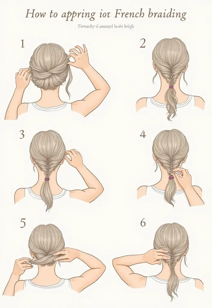How to French Braid Your Own Hair: Easy Tutorial for Beginners - The Overlapping Technique