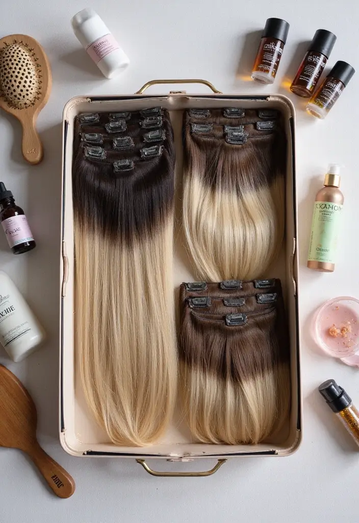 How to Install Clip-in Hair Extensions for Gorgeous Volume - Maintaining Your Clip-in Hair Extensions