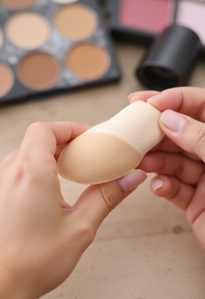 How to Use a Makeup Sponge for an Airbrushed Finish - 5. Apply Foundation with a Bounce