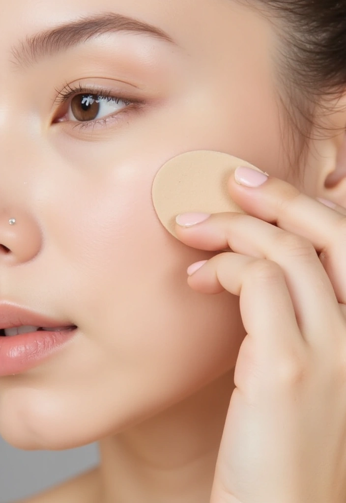 How to Use a Makeup Sponge for an Airbrushed Finish - 6. Blend Away Imperfections