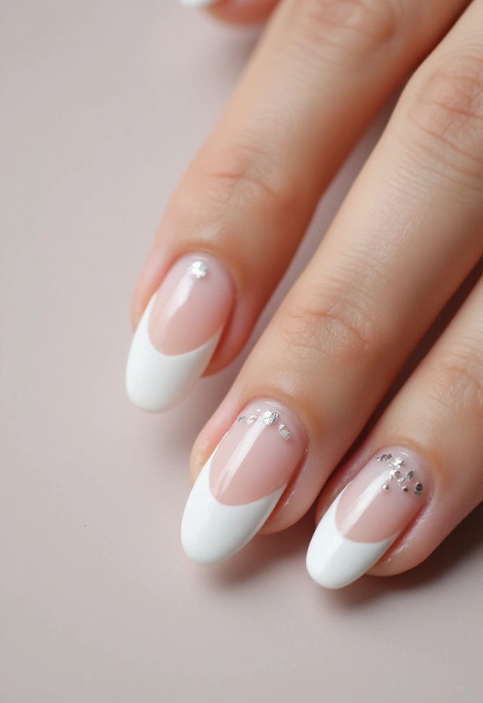 25 Chic Nail Inspo Short Almond Looks for Everyday Wear - 17. Classic White Nails