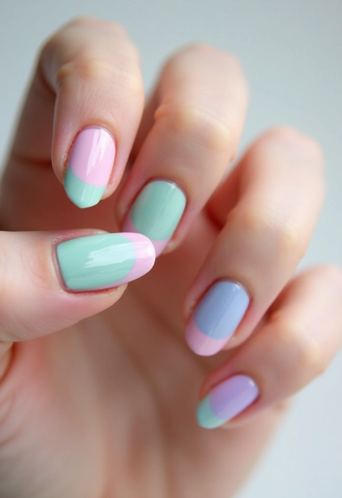 25 Chic Nail Inspo Short Almond Looks for Everyday Wear - 2. Classic French Tip Remix