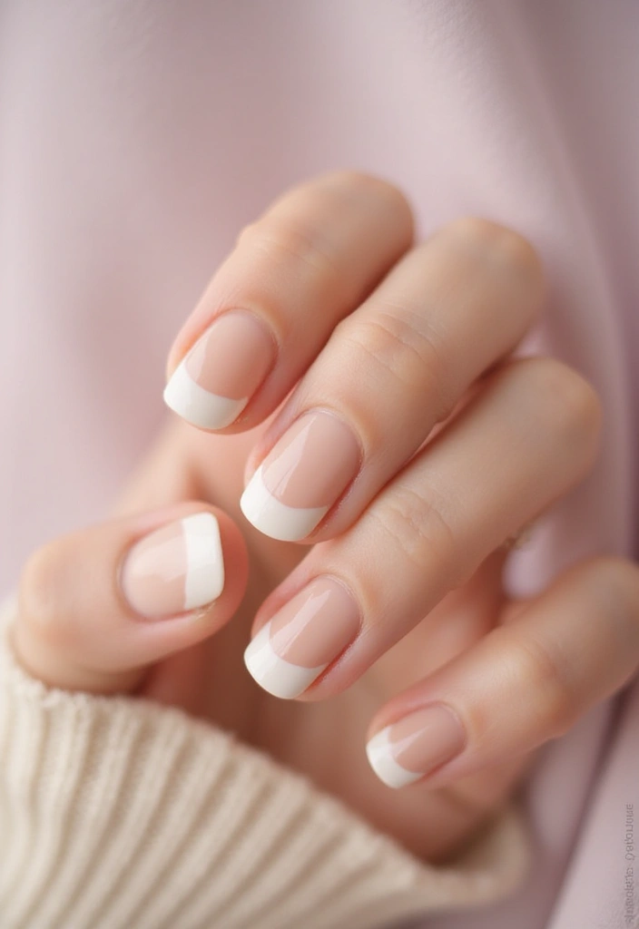 25 Chic Nail Inspo Short Almond Looks for Everyday Wear - 9. Neutral Toned French Tips