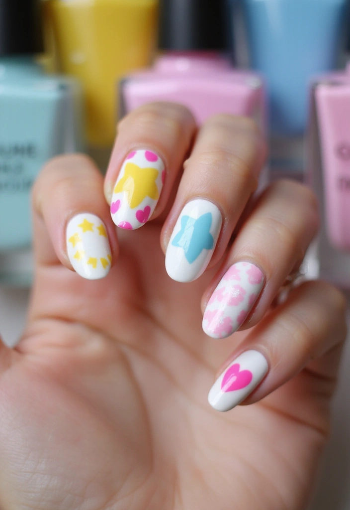 25 Summer Nail Inspo Almond Styles Perfect for 2025 - 14. Whimsical Patterns