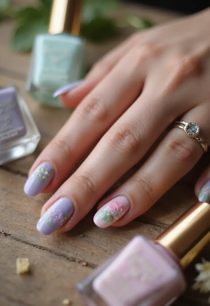 25 Summer Nail Inspo Almond Styles Perfect for 2025 - 3. Floral Fantasy