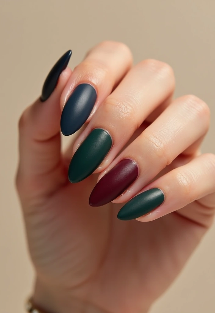 26 Simple Nail Inspo Almond Looks for Effortless Beauty - 14. Chic Matte Finish