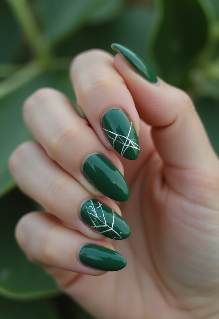 26 Simple Nail Inspo Almond Looks for Effortless Beauty - 21. Cactus Green
