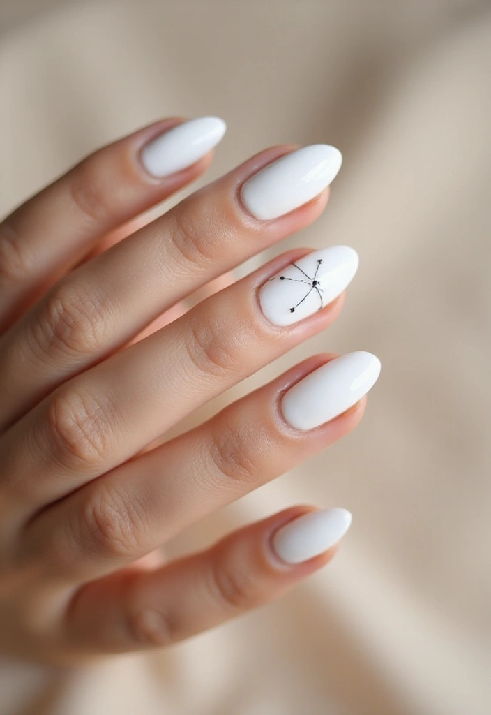 26 Simple Nail Inspo Almond Looks for Effortless Beauty - 3. Minimalist White