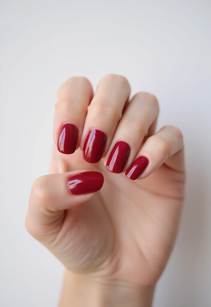 26 Timeless Red Nail Inspo Almond Designs for Any Occasion - 1. Classic Cherry Red Gloss