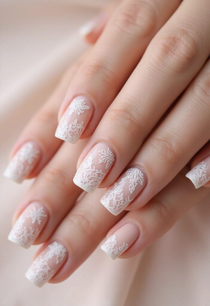 27 Magical Aura Nail Inspo Almond Ideas Trending This Year - 23. Vintage Lace