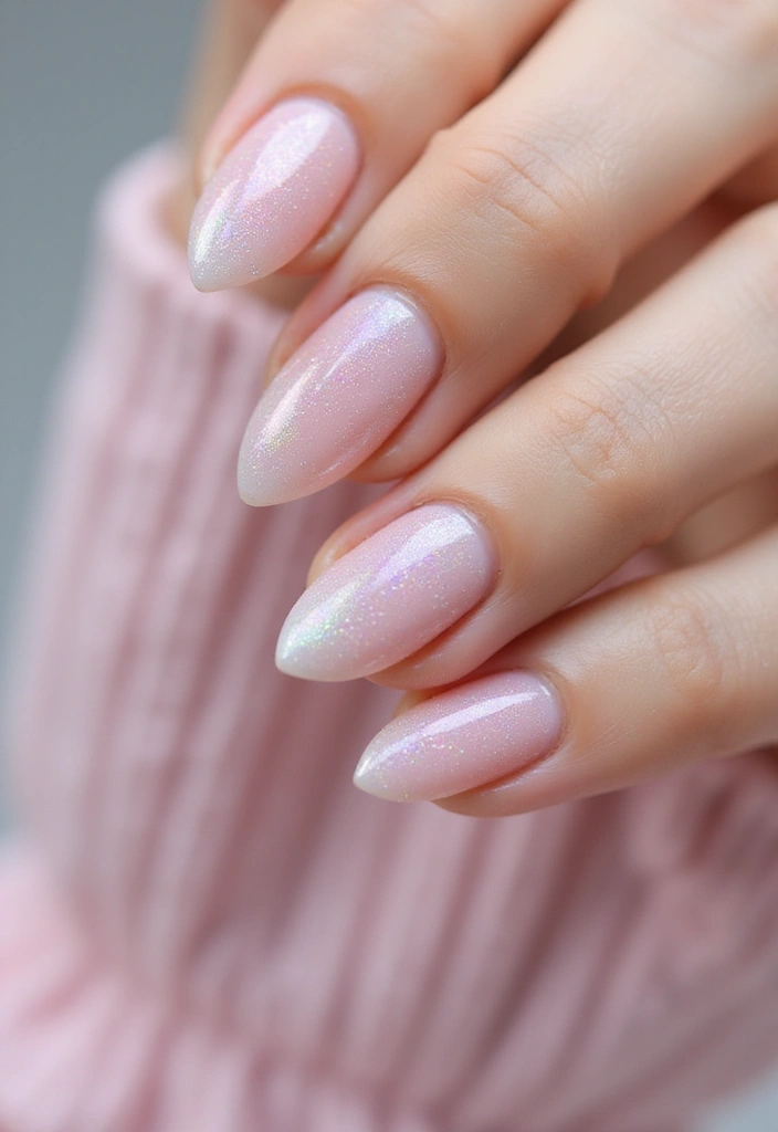 27 Nail Inspiration Almond Ideas That Will Elevate Your Look - 2. Biodegradable Glitter Glam