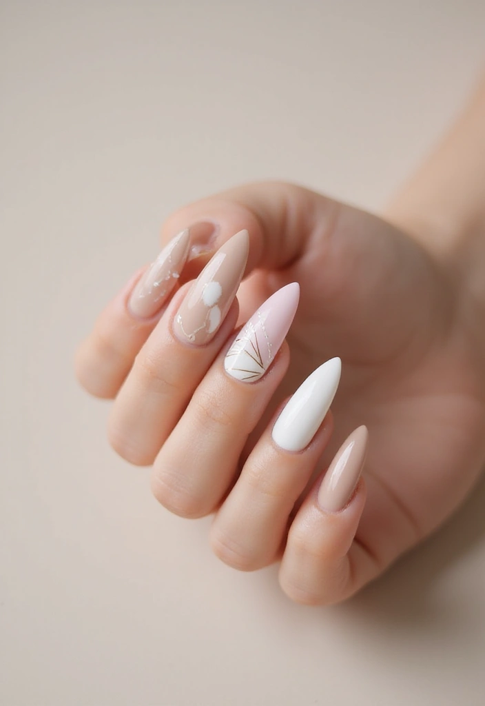27 Nail Inspiration Almond Ideas That Will Elevate Your Look - 3. Minimalist Nail Art Designs
