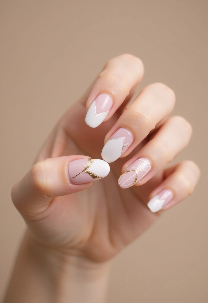 28 Cozy & Chic Nail Inspo Almond Winter Designs - 10. Minimalist Magic