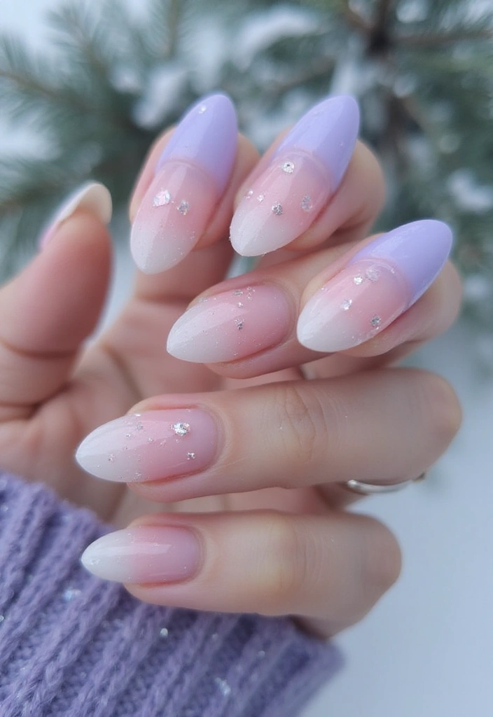 28 Cozy & Chic Nail Inspo Almond Winter Designs - 5. Soft Pastel Wonderland