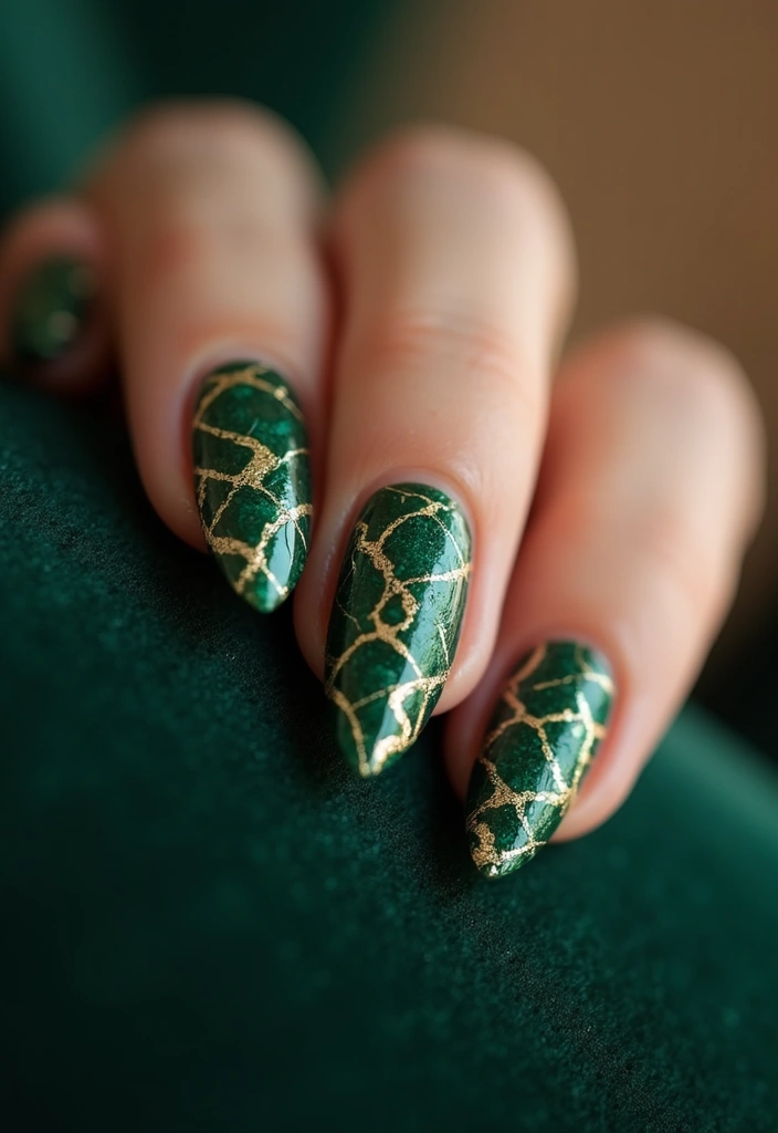 28 Fresh Gel X Nail Inspo Almond Designs You’ll Adore - 20. Chic Snake Skin