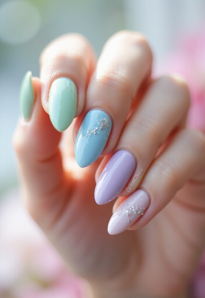 28 Fresh Gel X Nail Inspo Almond Designs You’ll Adore - 5. Pastel Dreams