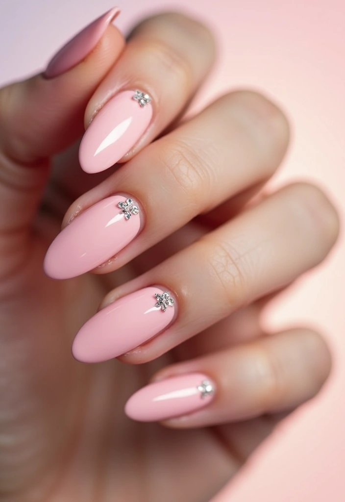 29 Pretty Pink Nail Inspo Almond Ideas for a Soft & Feminine Look - 1. Baby Pink Almond Bliss