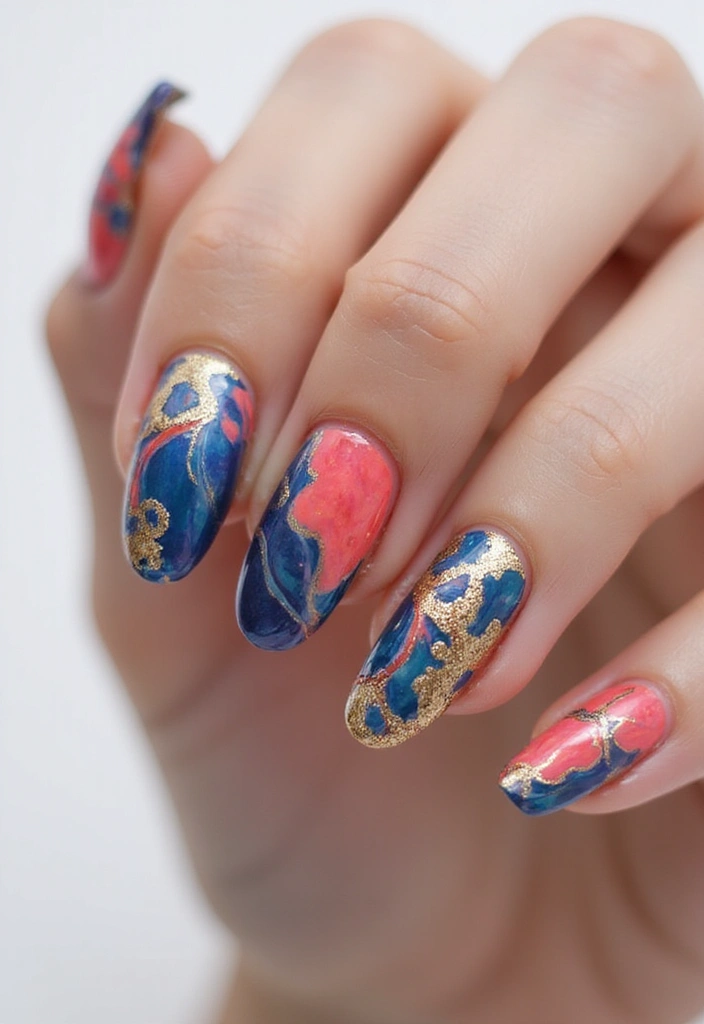 29 Stunning Nail Inspo Almond Shape Designs to Try Now - 20. Artistic Illusions