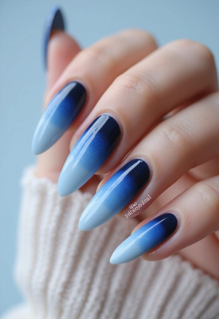 30 Bold Nail Inspo Long Almond Styles That Stand Out - 5. Monochrome Magic