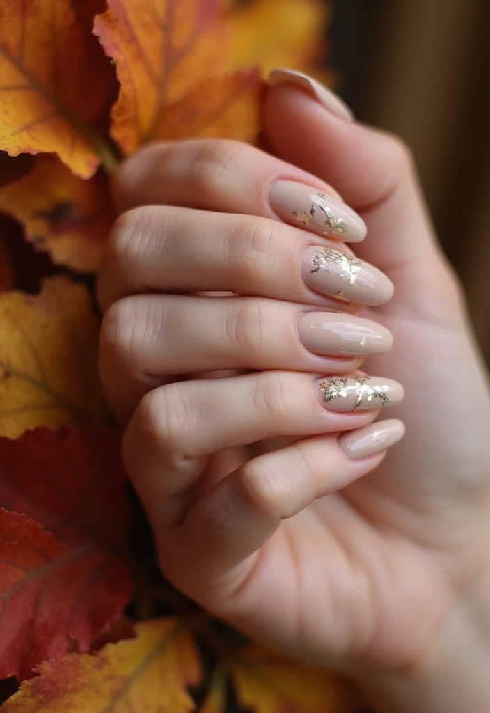 30 Gorgeous Fall Nail Inspo Almond Ideas You’ll Love - 2. Earthy Taupe Tones