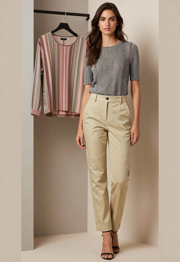 15 Casual New Year’s Eve Outfit Ideas That Still Look Stylish - 10. Chino Pants with a Stylish Top 1