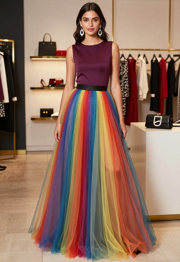 15 Classy New Year’s Eve Outfit Ideas for a Chic Night Out - 5. Statement Skirt and Top Ensemble 1