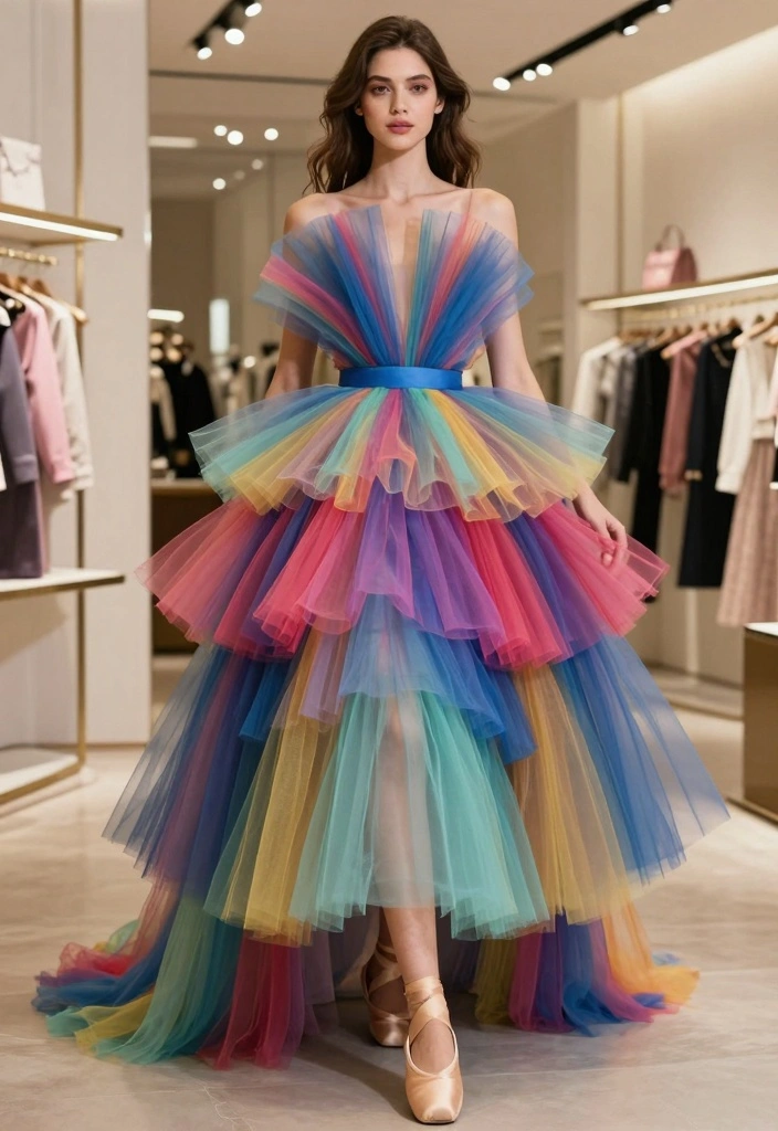 15 Classy New Year’s Eve Outfit Ideas for a Chic Night Out - 8. Playful Tulle Dress 1