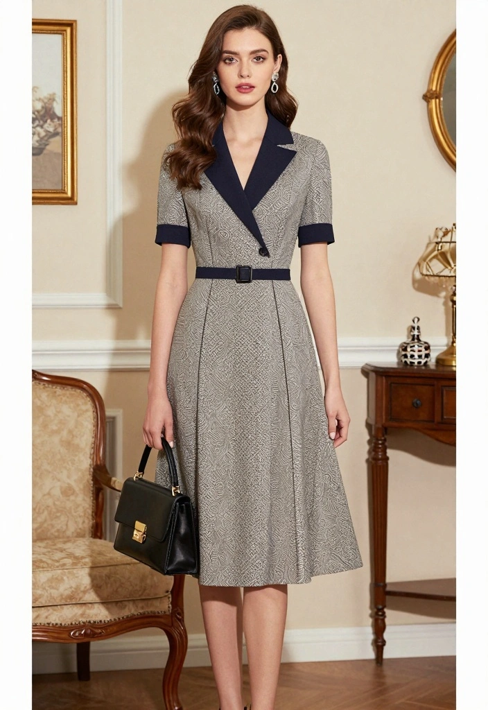 16 Cute New Year’s Eve Outfit Ideas You’ll Love - 3. Vintage-Inspired Midi Dress 1