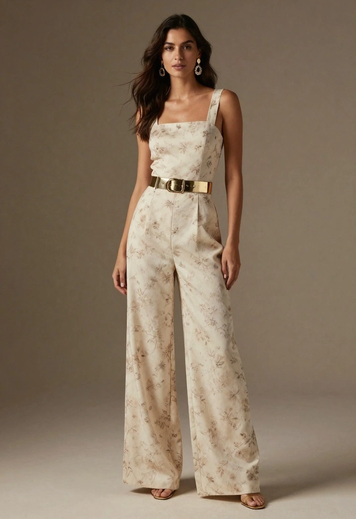 18 New Year’s Eve Outfit Ideas to Dress to Impress - 2. Chic Jumpsuit: Effortlessly Elegant 1