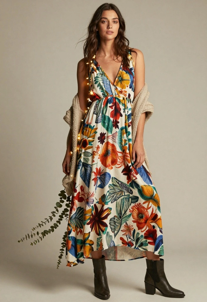 20 Aesthetic New Year’s Eve Outfit Ideas for a Trendy Vibe - 3. Organic Cotton Maxi Dress 1