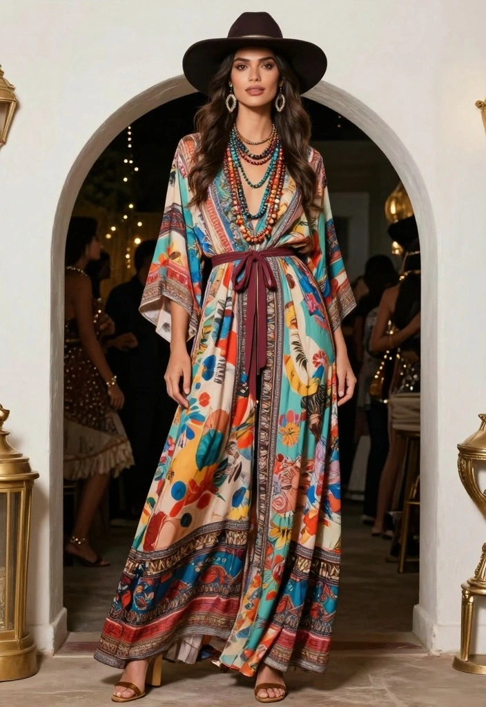 20 New Year’s Eve Outfit Ideas for Black Women That Stand Out - 20. Eclectic Bohemian Style 1