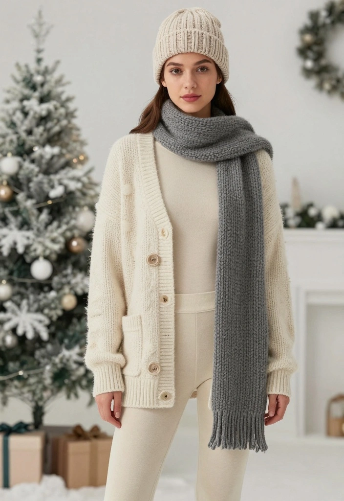 20 New Year’s Eve Party Outfit Ideas for a Fun Night Out - 9. Stylish Layering for a Cozy Look 1