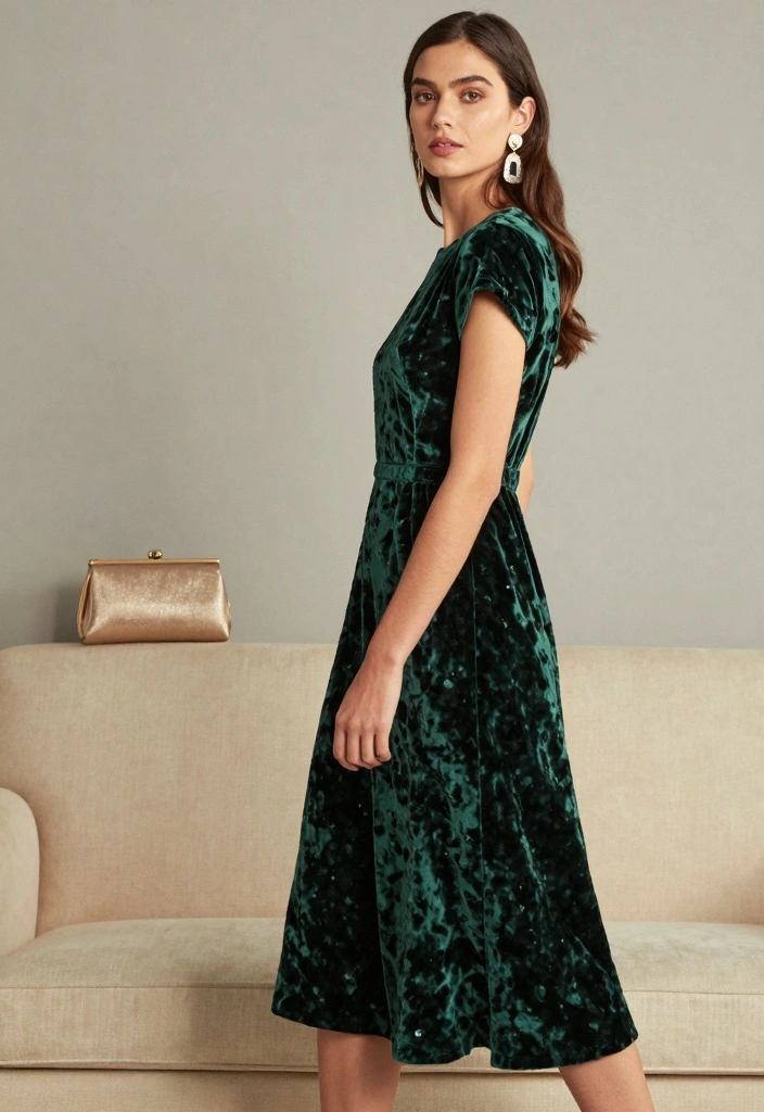 21 New Year’s Eve Dress Outfit Ideas for a Glam Look - 1. The Velvet Dream 1