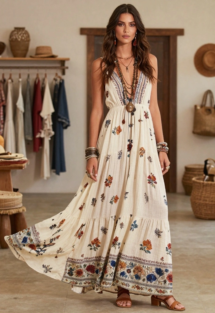 21 New Year’s Eve Dress Outfit Ideas for a Glam Look - 19. The Boho Vibe 1
