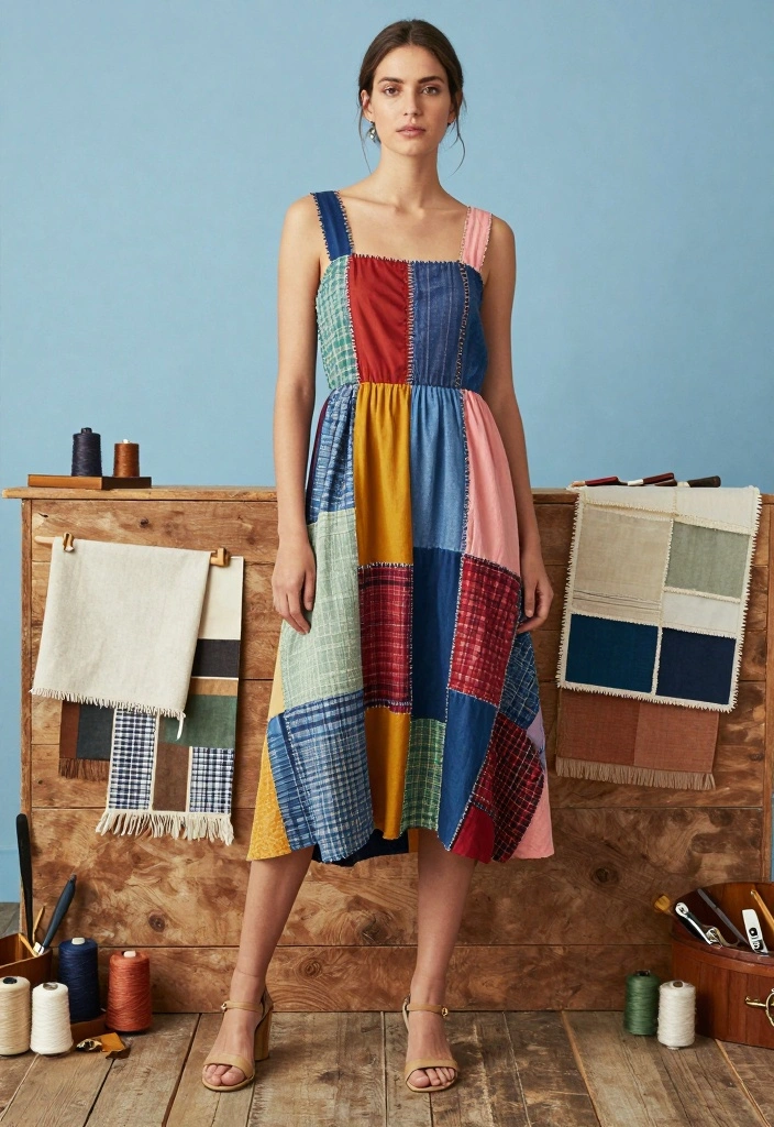 21 New Year’s Eve Dress Outfit Ideas for a Glam Look - 3. Upcycled Chic 1