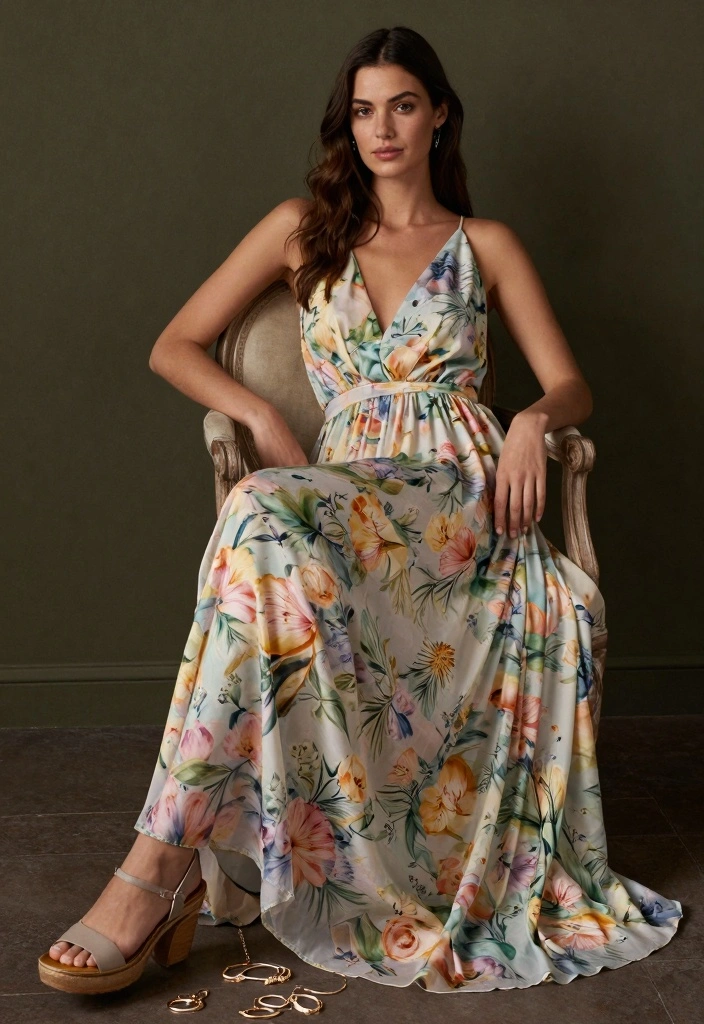 21 New Year’s Eve Dress Outfit Ideas for a Glam Look - 6. Flowing Maxi Dresses 1