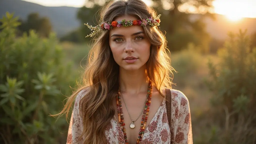 31 Bohemian Half Up Half Down Hairstyles for Medium Length Hair - All Styles Guide