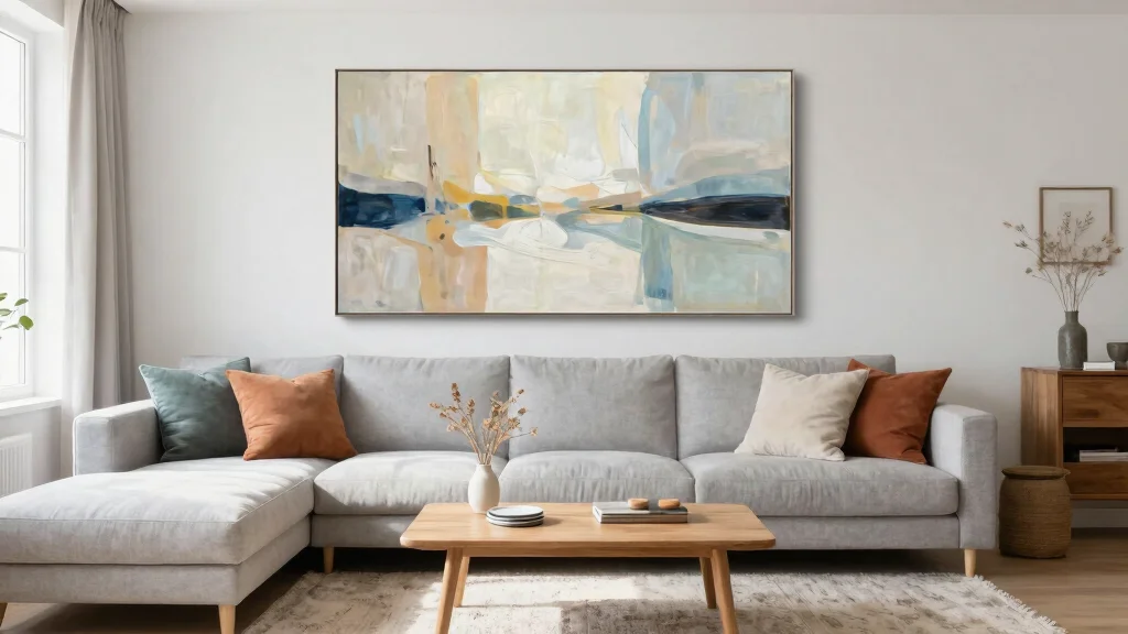 15 Horizontal Wall Art Living Room Ideas for Above the Sofa - bellabeautyblog.com