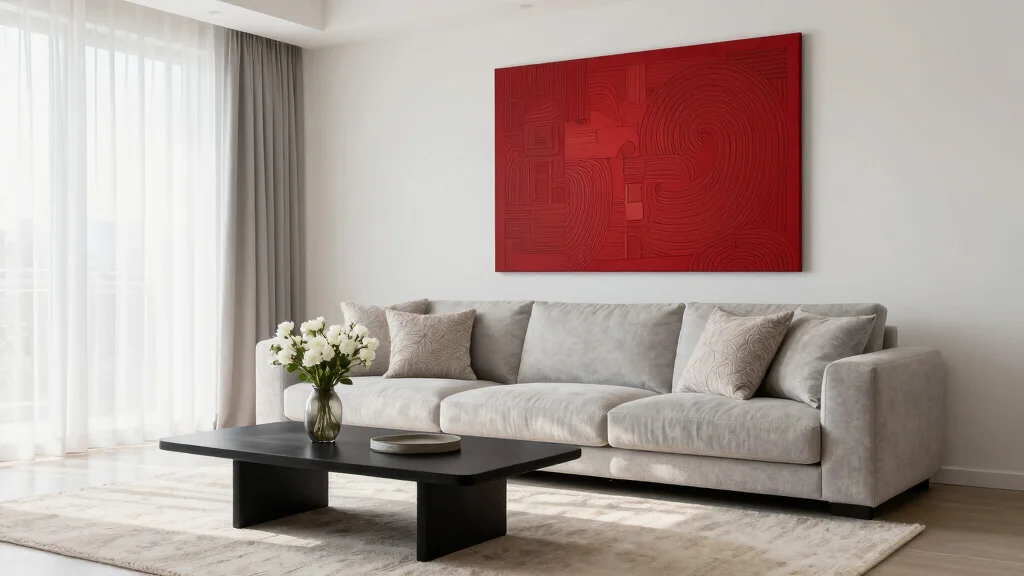 15 Red Wall Art Living Room Ideas for a Bold Pop of Color